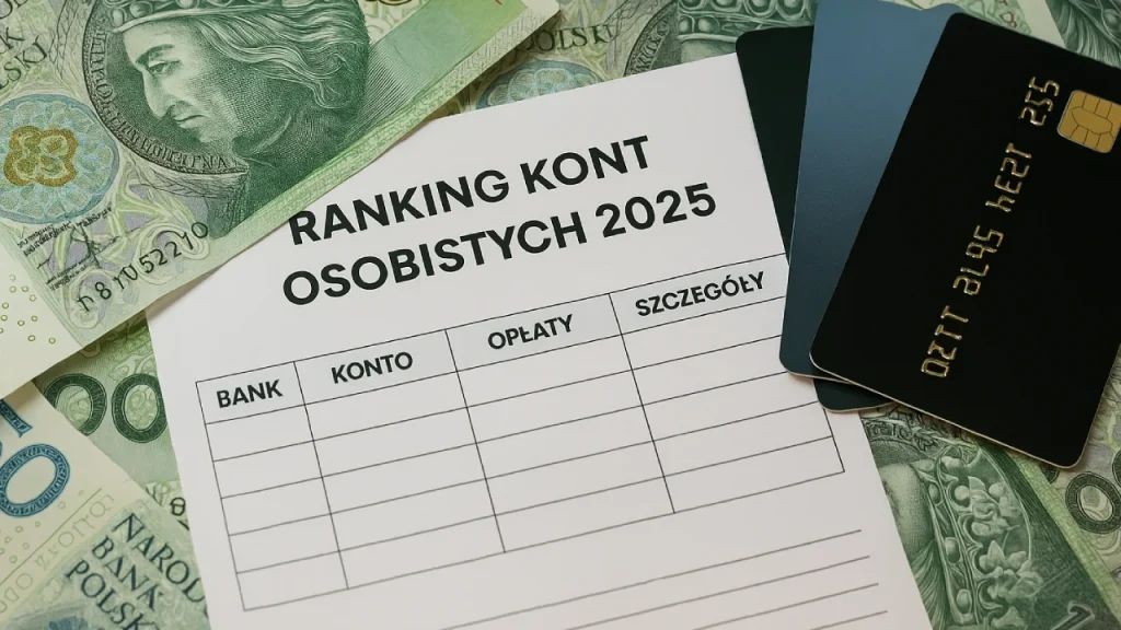 Porównanie kont osobistych 2025 w rankingu bankowym
